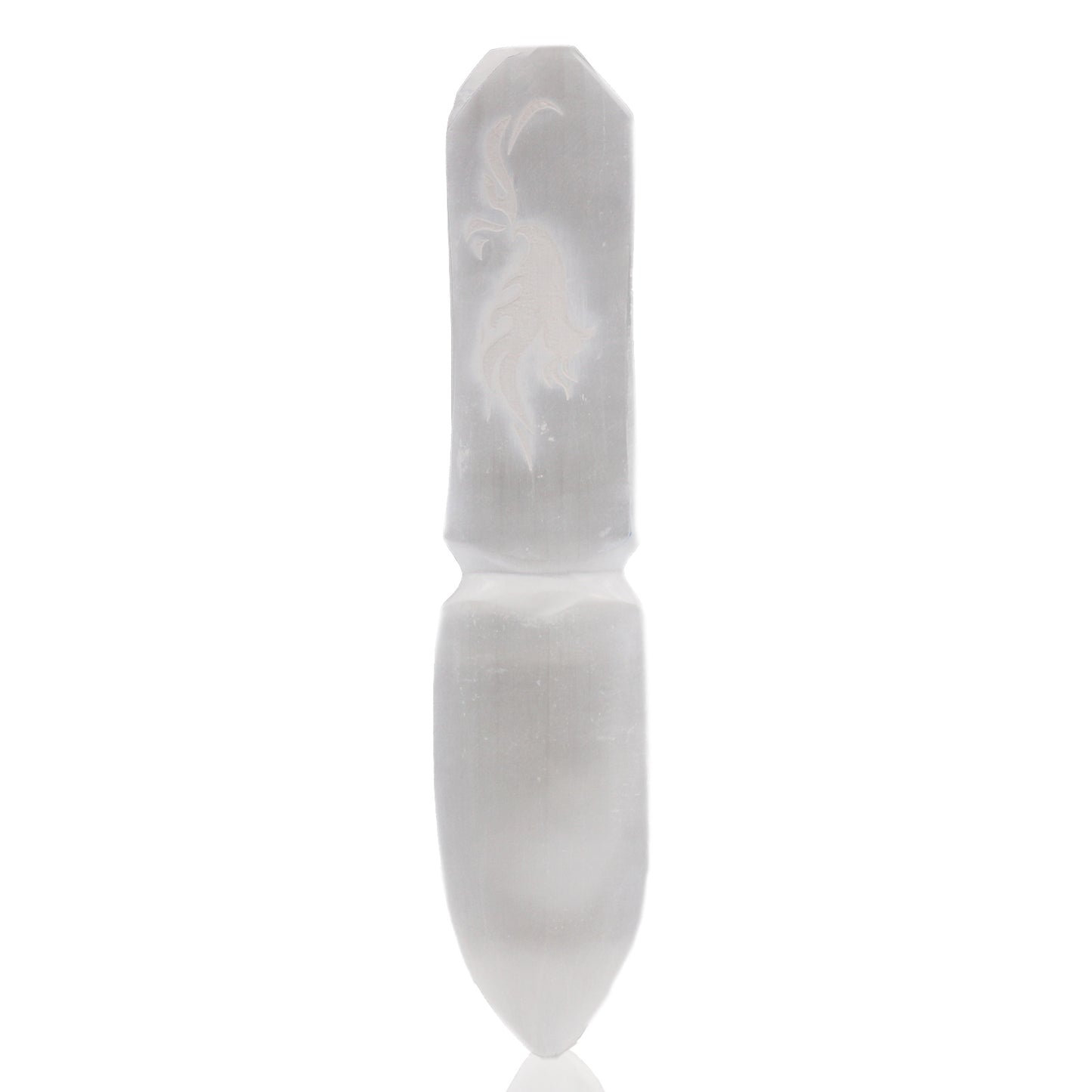Selenite Ritual Knife – Letting Go of the Past 20cm | A Tool for Release and Renewal