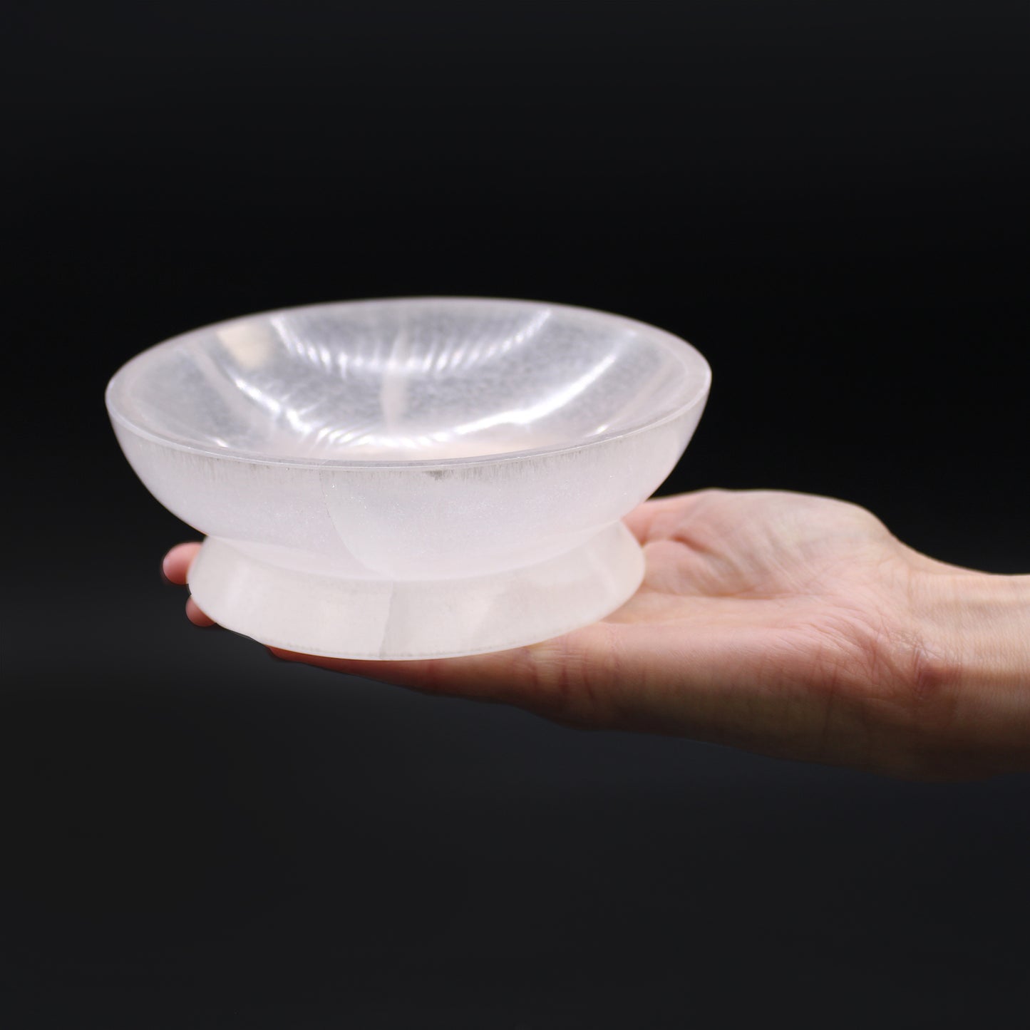 Selenite Ritual Bowl 15cm | A Sacred Vessel for Energy Cleansing and Spiritual Practices