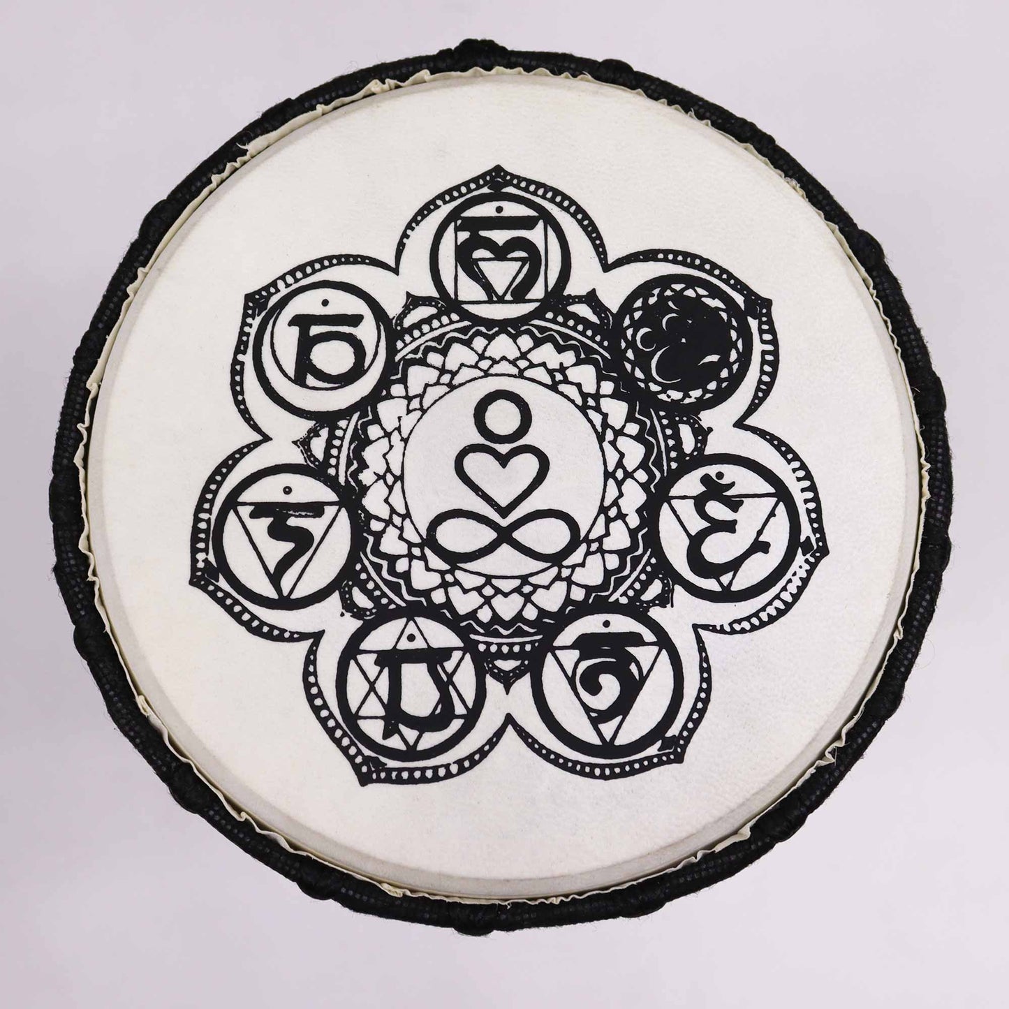 Handmade Wide Top Djembe Drum – 30cm | A Rhythmic Fusion of Culture and Spirituality