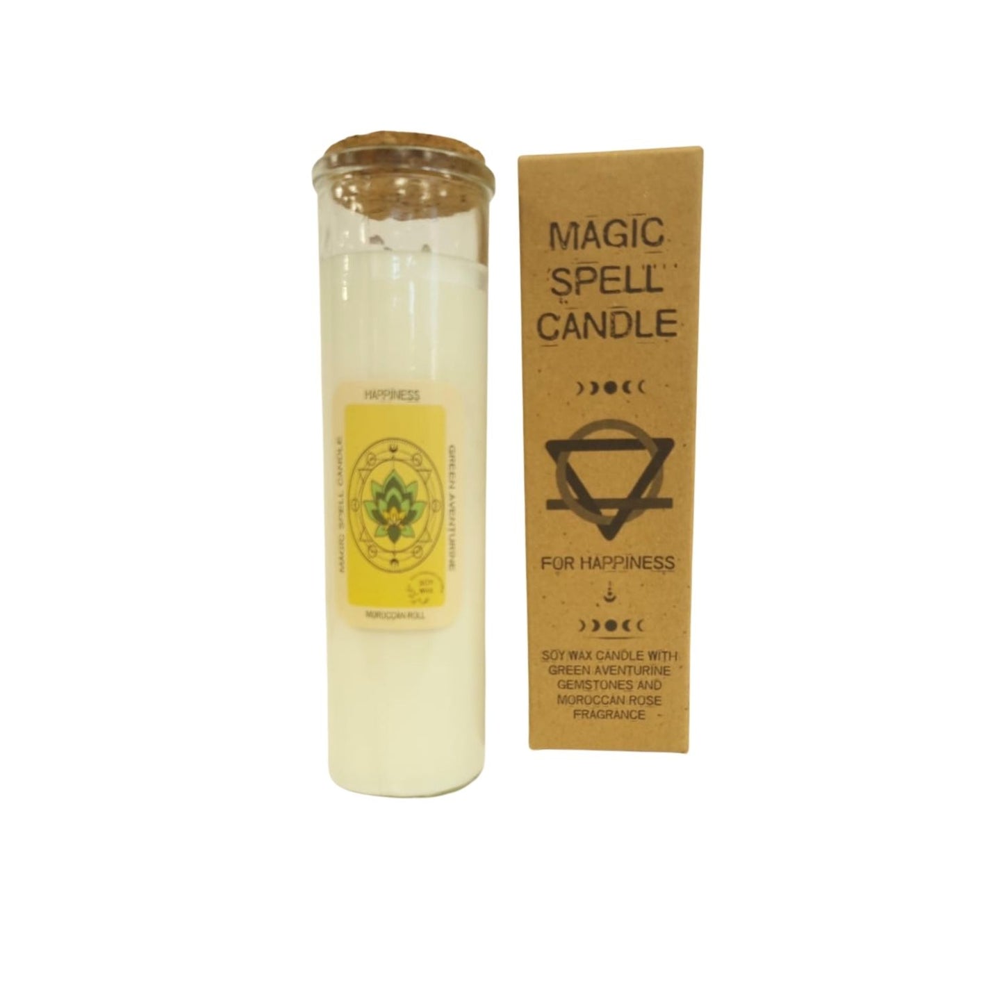 Magic Spell Candle - Happiness | Ignite Joy and Positive Transformation
