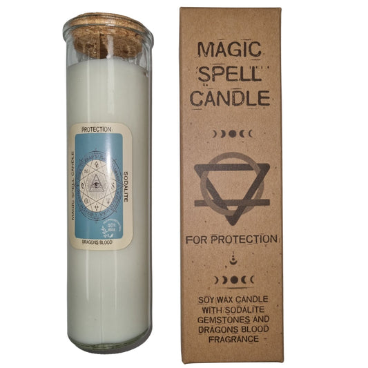 Magic Spell Candle - Protection | Shield Your Energy and Strengthen Spiritual Boundaries