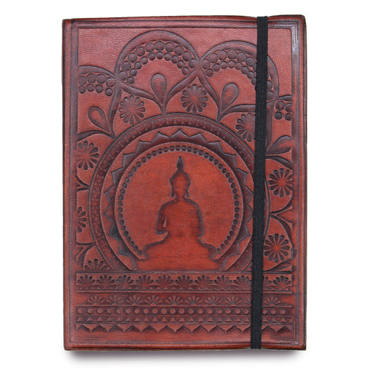 Medium Notebook with Strap – Tibetan Mandala