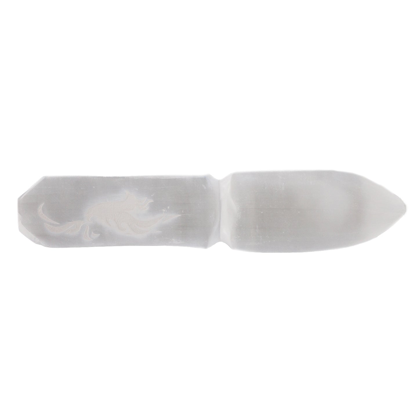 Selenite Ritual Knife – Letting Go of the Past 20cm | A Tool for Release and Renewal