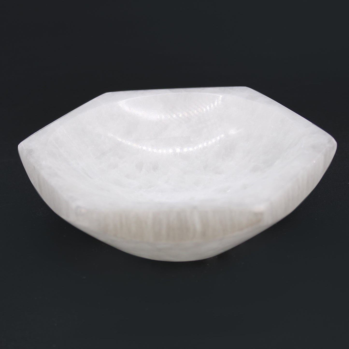 Selenite Hex Bowl 15cm | A Powerful Vessel for Energy Cleansing and Crystal Charging