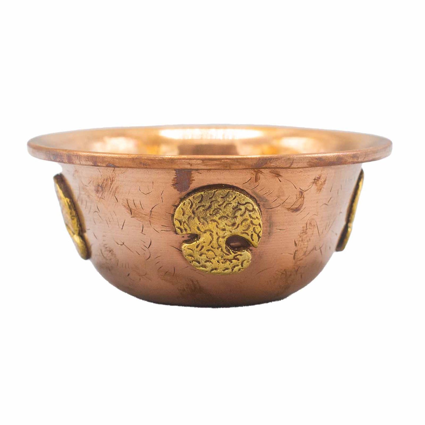 Copper Ritual Bowl with Tree of Life 12x5cm | A Sacred Vessel for Offerings and Spiritual Practices