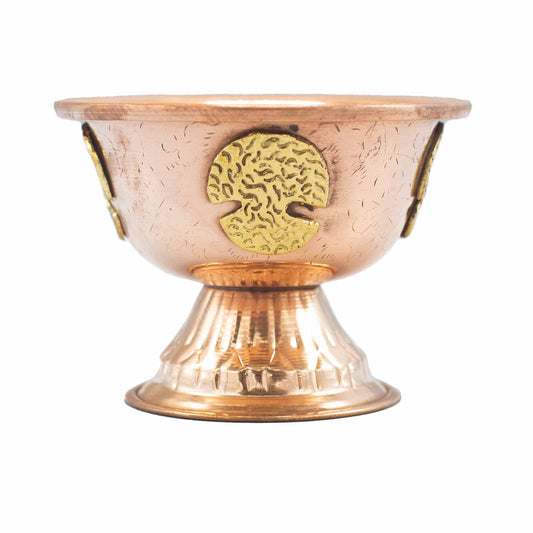Copper Ritual Chalice with Tree of Life 12x9cm | A Sacred Vessel for Offerings and Spiritual Ceremonies