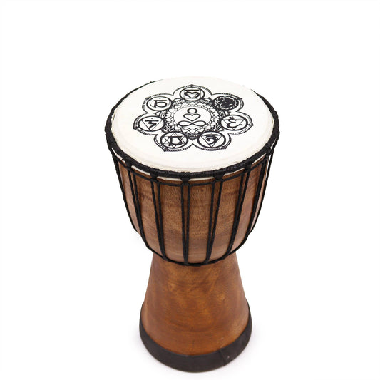 Handmade Wide Top Djembe Drum – 30cm | A Rhythmic Fusion of Culture and Spirituality