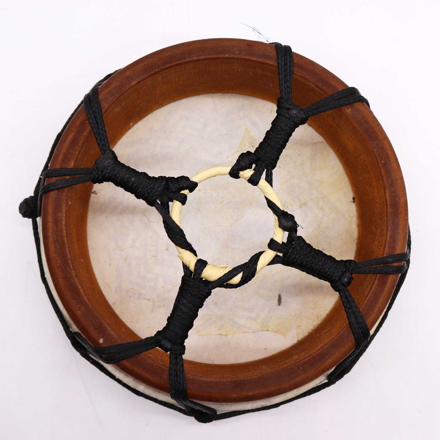 Mandala Shamanic Drum with Sticks – 20cm | A Miniature Marvel of Sacred Harmony