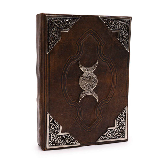 Hefty Brown Tan Book – Zinc Triple Moon Decor