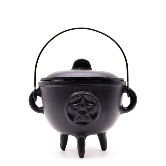Extra Large Cast Iron Cauldron with Pentagon 15x15cm