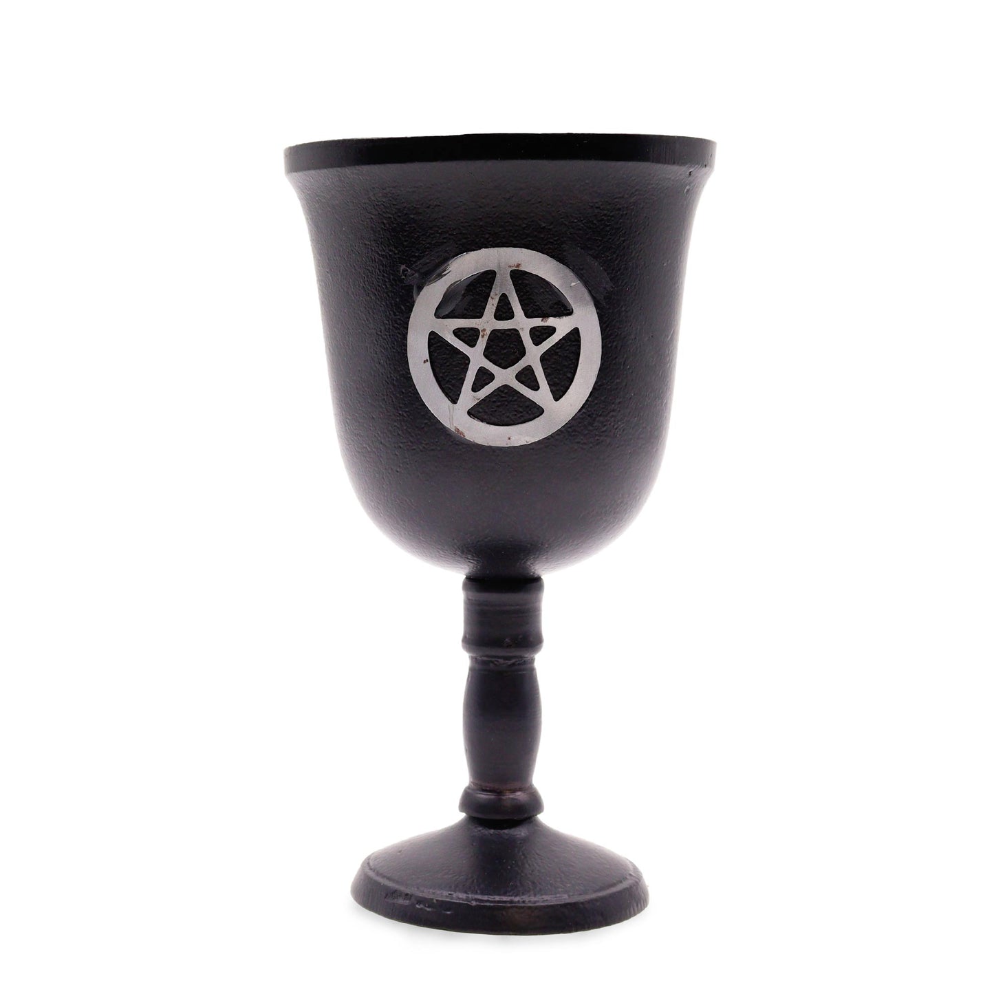 Iron Ritual Goblet – Pentagon 20x11cm | A Sacred Vessel for Ceremonial Mastery